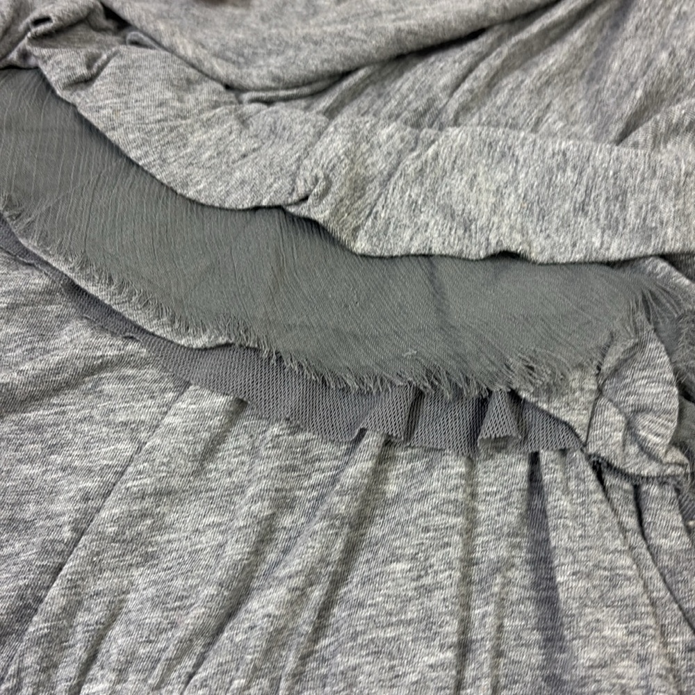 Anthropologie Ric Rac Ruffle Cowl Neck Top Size Medium - Picture 5 of 8